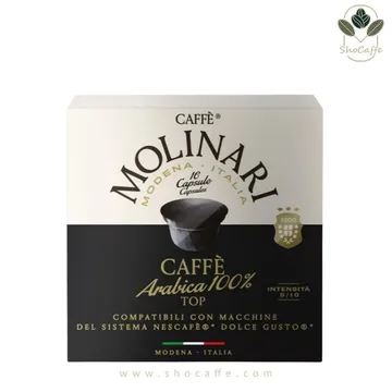کپسول قهوه دولچه گوستو مولیناری 100 درصد عربیکا Molinari Caffé Arabica 100% Top